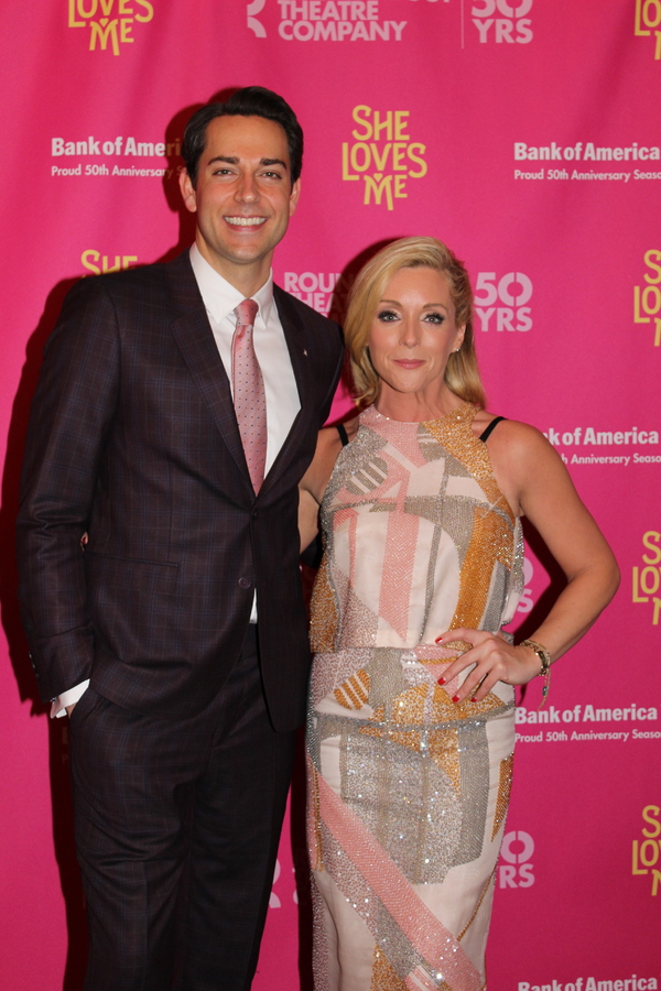 Zachary Levi and Jane Krakowski at 