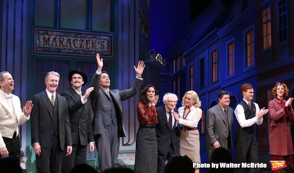 Peter Bartlett, Byron Jennings, Gavin Creel, Zachary Levi, Laura Benanti, Sheldon Har Photo