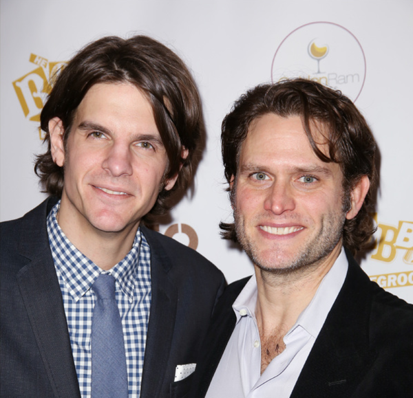 Alex Timbers and Steven Pasquale. Photo Credit: Walter McBride Photo