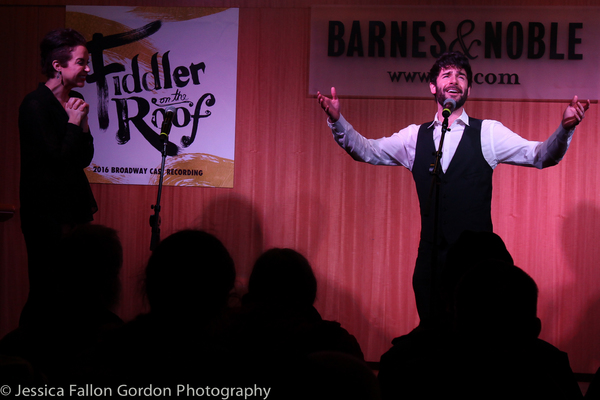 Photo Coverage: Broadway's FIDDLER ON THE ROOF Celebrates Cast Recording at Barnes & Noble Image