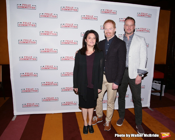 Playwright Becky Mode, actor Jesse Tyler Ferguson and director Jason Moore  Photo
