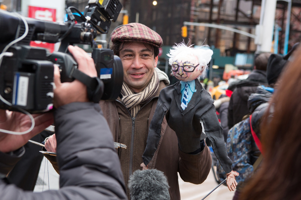 Photo Flash: AVENUE Q Celebrates World Puppetry Day in Times Square Image