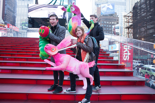Photo Flash: AVENUE Q Celebrates World Puppetry Day in Times Square Image