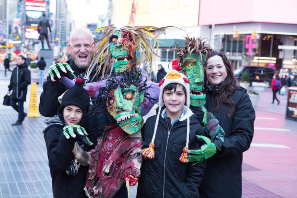 Photo Flash: AVENUE Q Celebrates World Puppetry Day in Times Square Image
