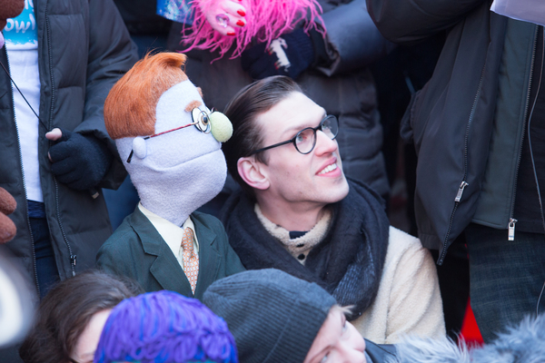 Photo Flash: AVENUE Q Celebrates World Puppetry Day in Times Square Image