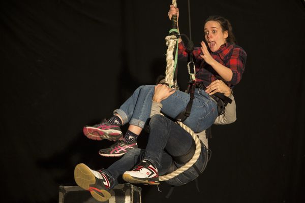 Photo Flash: In Rehearsal for Mischief Theatre's THE COMEDY ABOUT A BANK ROBBERY Image