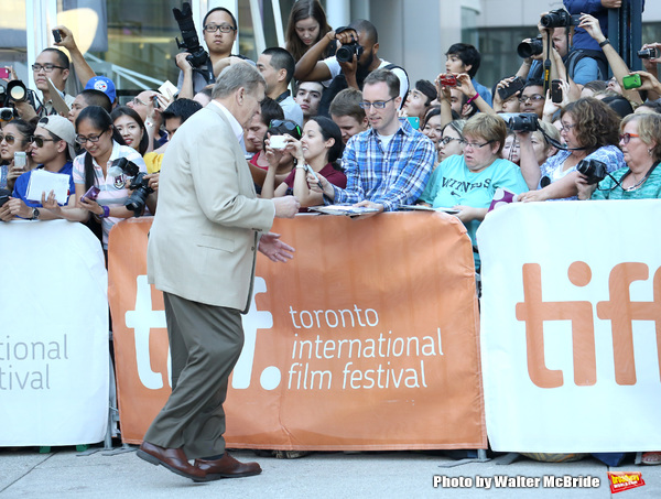 Ken Howard and fans attend the premiere of ''The Judge'' at Roy Thomson Hall on Septe Photo