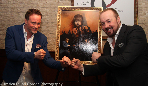 Photo Coverage: New LES MISERABLES Stars Celebrate 2 Years on Broadway with Tony's Portrait Unveiling! Image