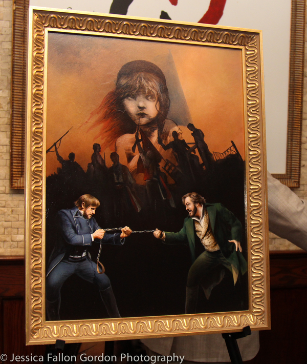 Photo Coverage: New LES MISERABLES Stars Celebrate 2 Years on Broadway with Tony's Portrait Unveiling! Image