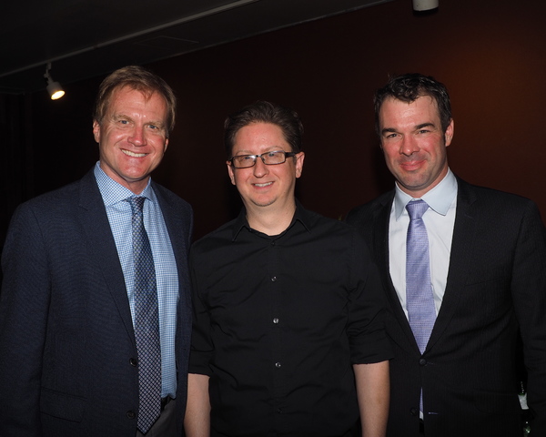 Tom McCoy, Conductor Brent Crayon, and General Manager Buck Mason Photo