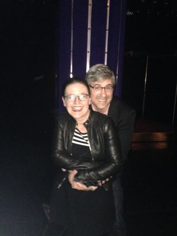 Photo Flash: Mo Rocca Visits Jennifer Simard at DISASTER! on Broadway Image