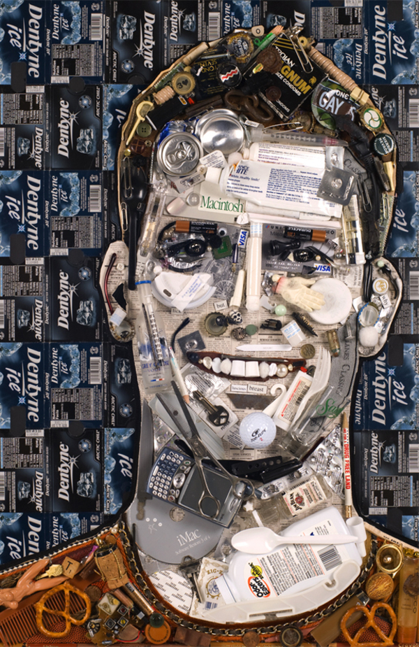 Photo Flash: Artist Jason Mecier Presents CELEBRITY TRASH Portraits - Lindsay Lohan, Pamela Anderson and More! Image