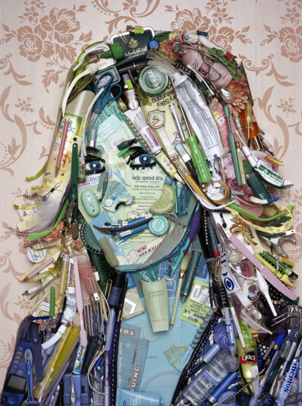 Photo Flash: Artist Jason Mecier Presents CELEBRITY TRASH Portraits - Lindsay Lohan, Pamela Anderson and More! Image