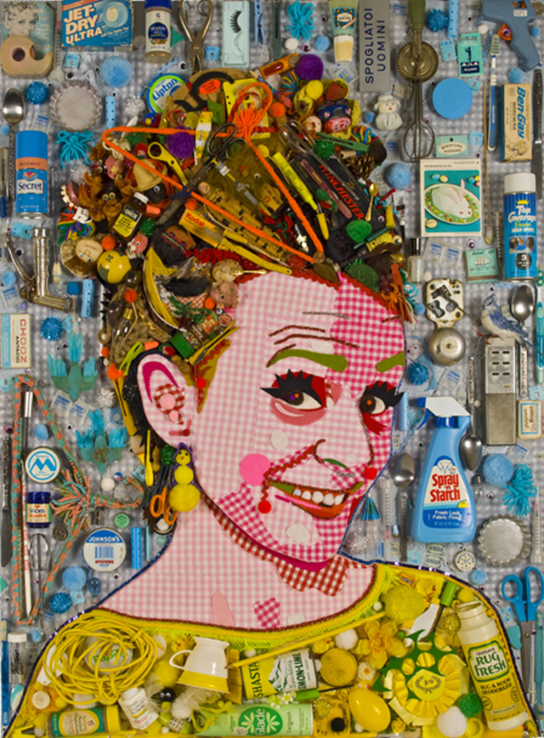 Photo Flash: Artist Jason Mecier Presents CELEBRITY TRASH Portraits - Lindsay Lohan, Pamela Anderson and More! Image