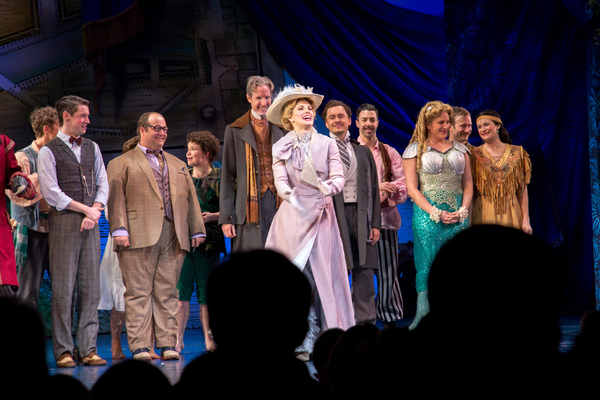 Teal Wicks and the cast of FINDING NEVERLAND Photo