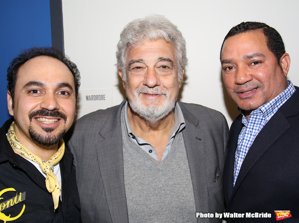 Jose Adan Perez, Placido Domingo and Frank Reyes  Photo