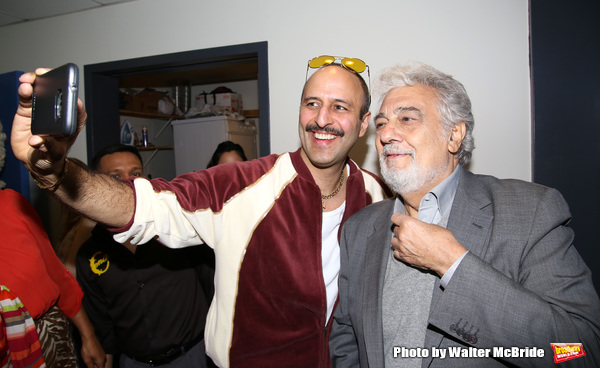 Placido Domingo and Ethan Herschenfeld Photo