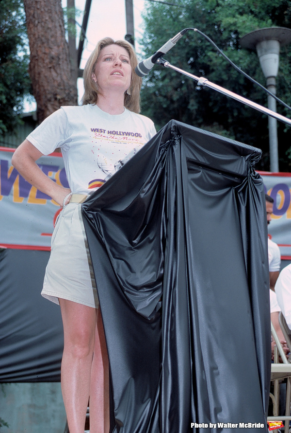 Patty Duke Attending a Los Angeles Aids Walk in West Hollywood, Los Angeles, Californ Photo