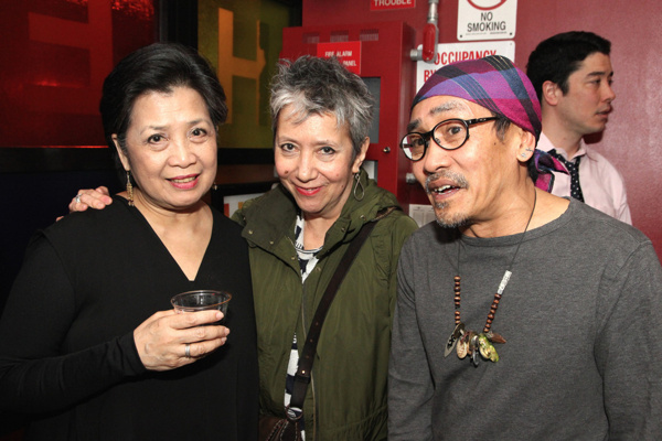 Mia Katigbak, Playwright and Author Jessica Hagedorn and Jojo Gonzalez Photo