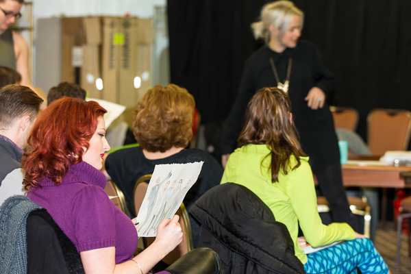 Photo Flash: First Day Rehearsal of HAZEL, A MUSICAL MAID IN AMERICA at Drury Lane Image