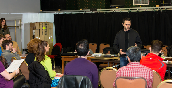 Photo Flash: First Day Rehearsal of HAZEL, A MUSICAL MAID IN AMERICA at Drury Lane Image
