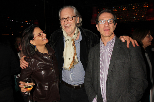 Nomi Bronner, Ronald Guttman and Ethan Bronner Photo