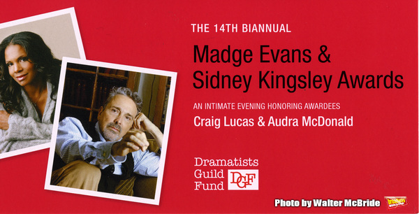Photo Coverage: Craig Lucas Honored with Dramatists Guild Fund's Sidney Kingsley Award Image