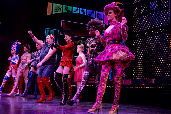 Photo Coverage: KINKY BOOTS Cast Celebrates Three Fabulous Years on Broadway! Image