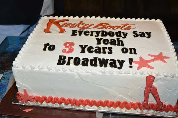 Photo Coverage: KINKY BOOTS Cast Celebrates Three Fabulous Years on Broadway! Image