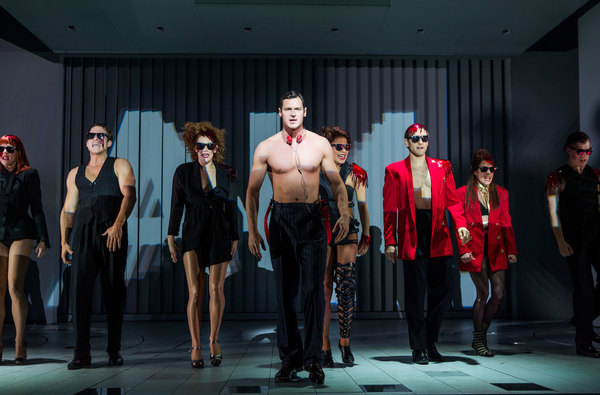 Benjamin Walker. and the cast of American Psycho Photo