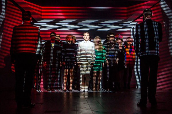 Photo Flash: There Will Be Blood! First Look at AMERICAN PSYCHO on Broadway Image