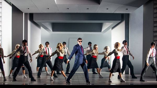 Benjamin Walker and the cast of American Psycho Photo