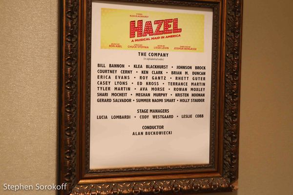 Photo Coverage: Behind the Scene of HAZEL's Opening Night at Drury Lane Theatre Image
