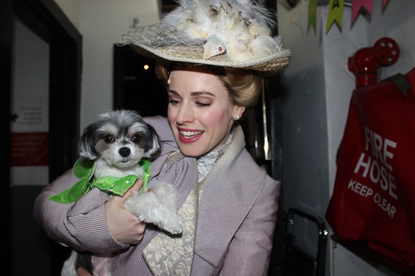 Photo Flash: Tinkerbelle the Dog Visits Broadway's FINDING NEVERLAND Image