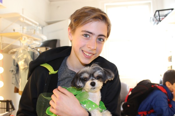 Photo Flash: Tinkerbelle the Dog Visits Broadway's FINDING NEVERLAND Image