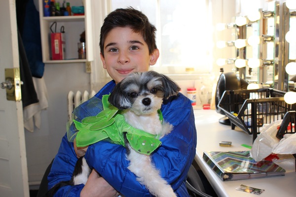 Photo Flash: Tinkerbelle the Dog Visits Broadway's FINDING NEVERLAND Image