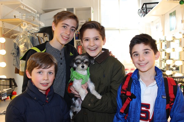 Photo Flash: Tinkerbelle the Dog Visits Broadway's FINDING NEVERLAND Image