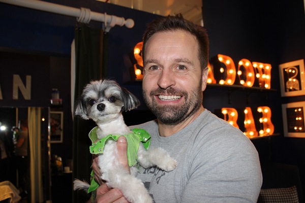 Photo Flash: Tinkerbelle the Dog Visits Broadway's FINDING NEVERLAND Image