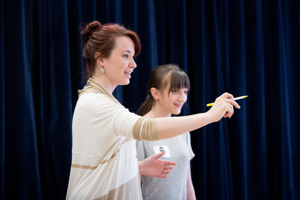 Sierra Boggess and Student  Photo