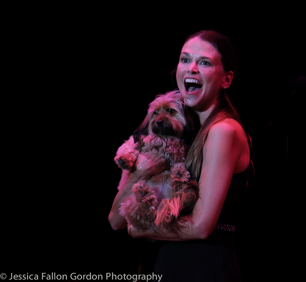 BWW Exclusive: TAILS OF BROADWAY- Sutton Foster Cuddles Up with Her Perfect Pooch, Mabel! Image
