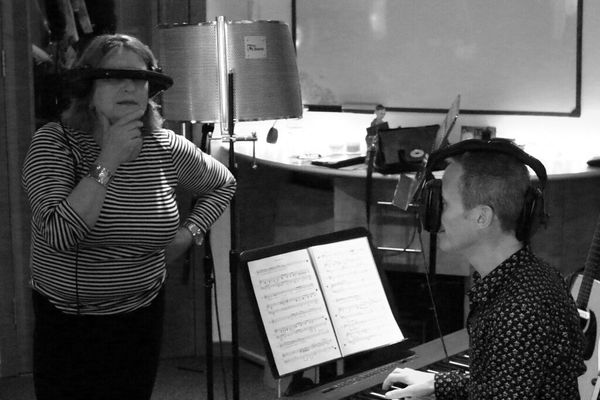Photo Coverage: Atherton, Gabrielle, Quentin, Pitt-Pulford In The Studio - MS SONG CYCLE! Image