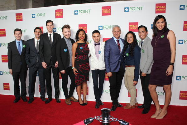 Pete Nowalk, Greg Louganis and Point Scholars Photo