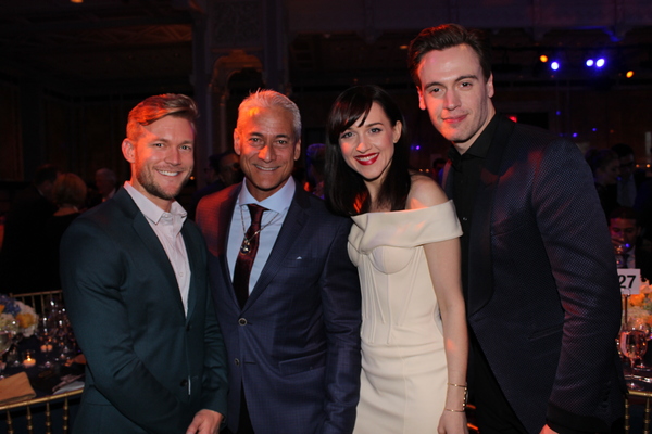 Eddie Rabon, Greg Louganis, Lena Hall and Erich Bergen  Photo