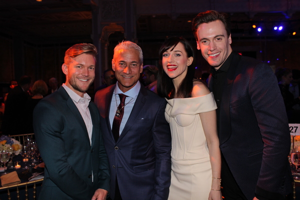 Eddie Rabon, Greg Louganis, Lena Hall and Erich Bergen  Photo