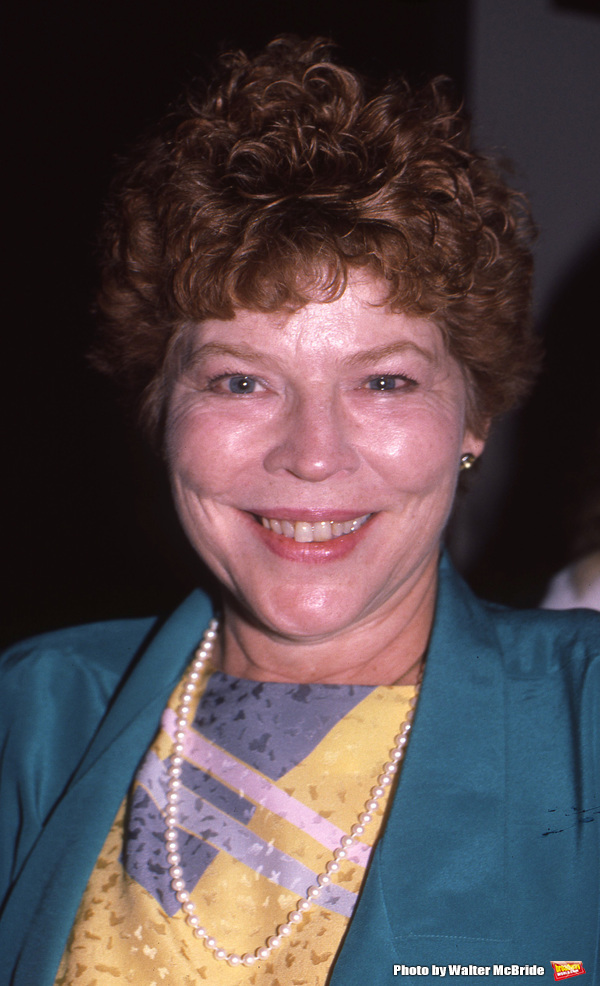 Anne Jackson attends a Broadway Show on September 1, 1985 in New York City. Photo