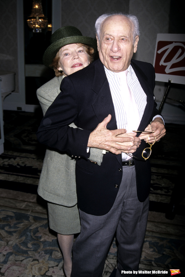Eli Wallach and Anne Jackson photographed at the Drama League Awards at the Plaza Hot Photo
