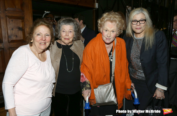 Crystal Fiels, Anne Jackson, Tammy Grimes and Roberta Wallach attends the '12th Annua Photo