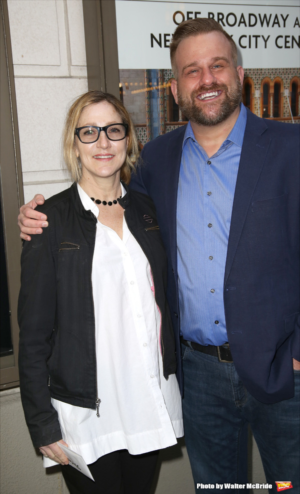 Edie Falco and Stephen Wallem  Photo
