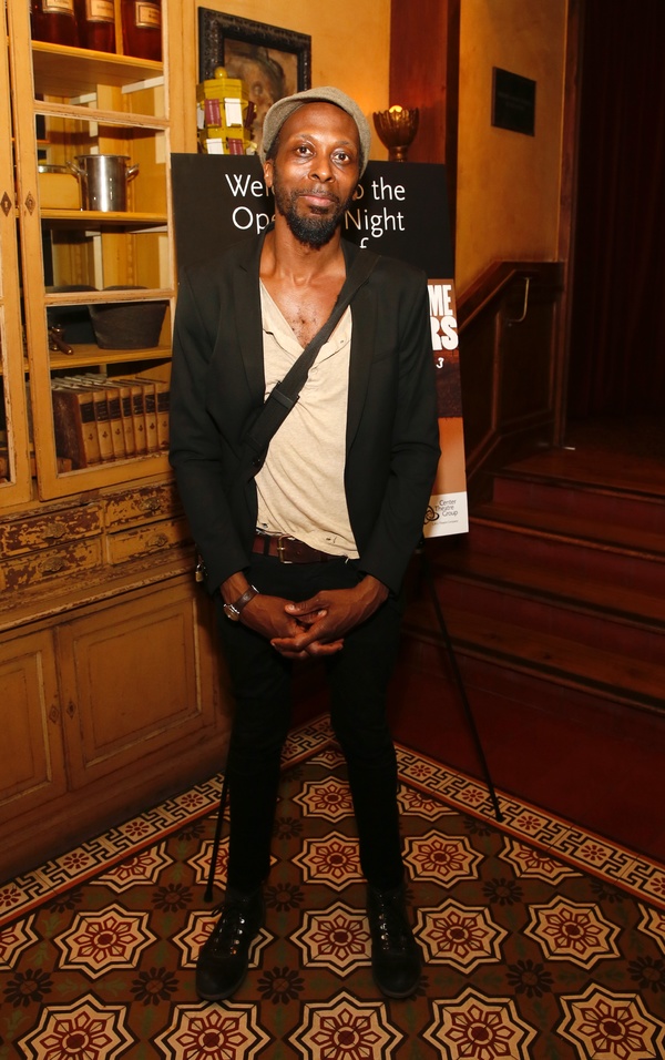 Cast member Julian Rozzell Jr. poses during the party for the opening night performan Photo