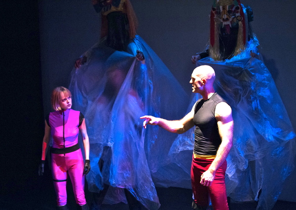 Photo Flash: First Look at Not Man Apart's THE SUPERHERO AND HIS CHARMING WIFE Image